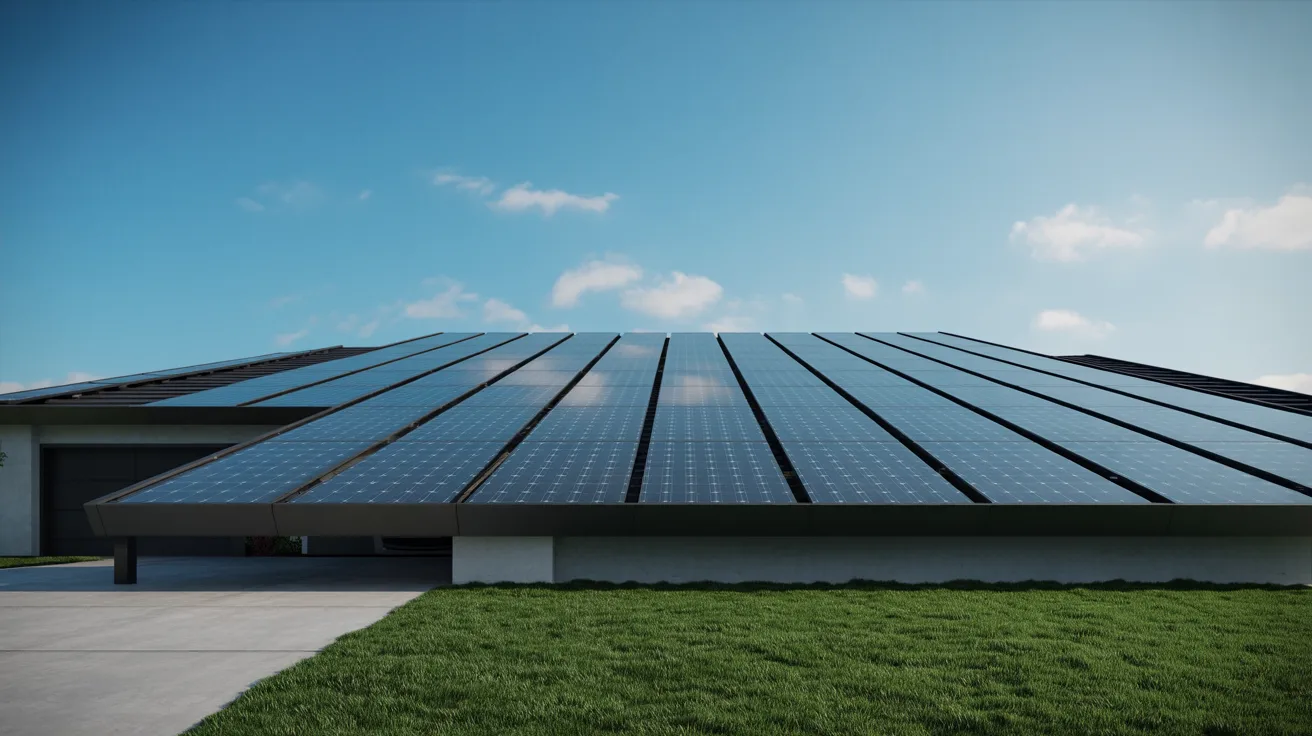 Large rooftop solar system installation requiring electrical panel upgrade