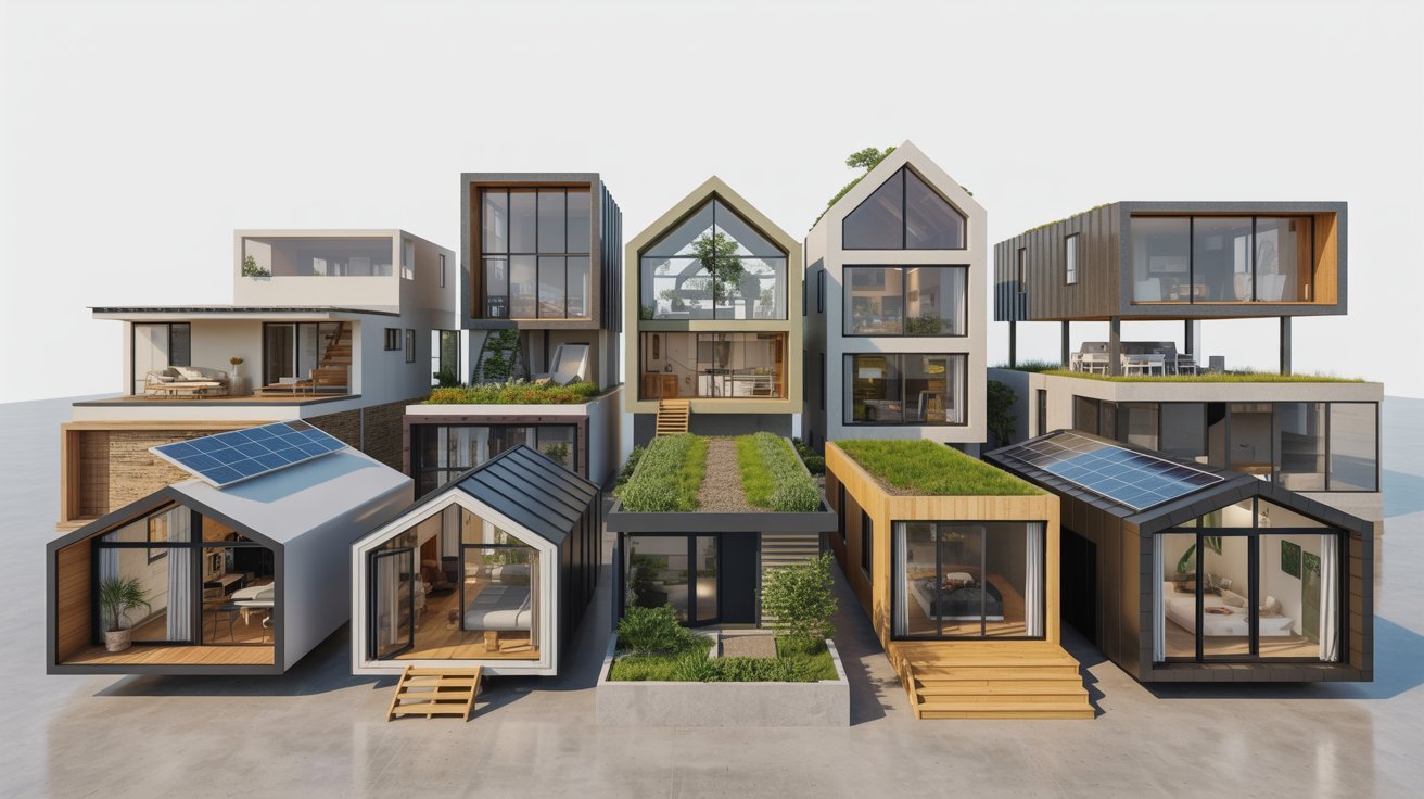 Affordable to luxury sustainable prefab homes designed for different budgets.
