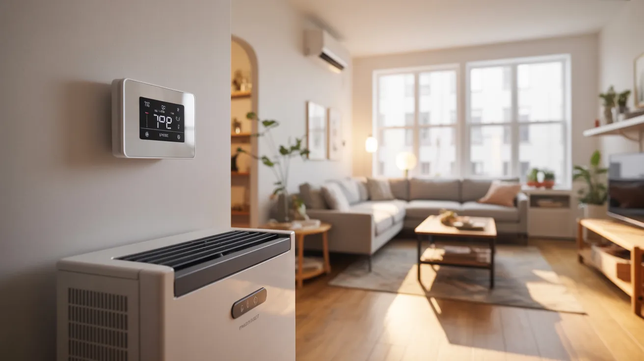 Single-stage thermostat setup for a small affordable home